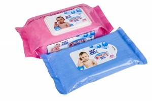 Varios tamaños ISO 9001 Customized OR Pure Water Wet Wipes