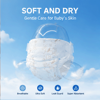 Leak Guard Features Baby Diapers