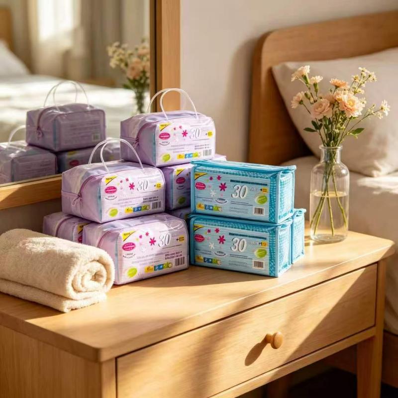 Zipper Lock  Sanitary Napkin