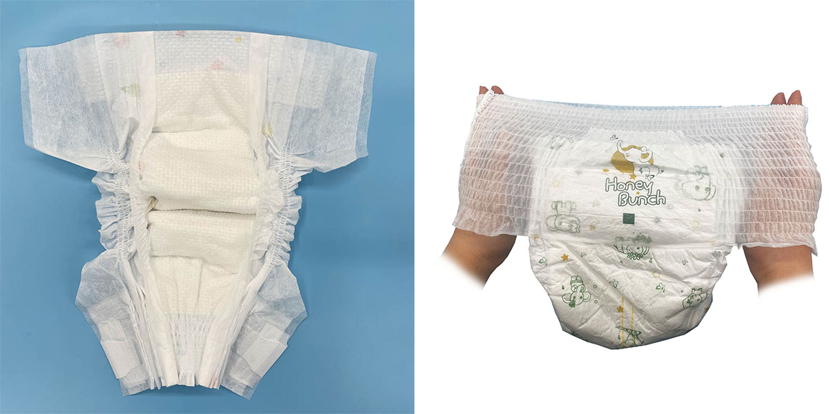 Pañales con cinta adhesiva vs. pañales tipo calzoncillo: Cómo elegir la opción adecuada con XIAMEN HONGFUTAI